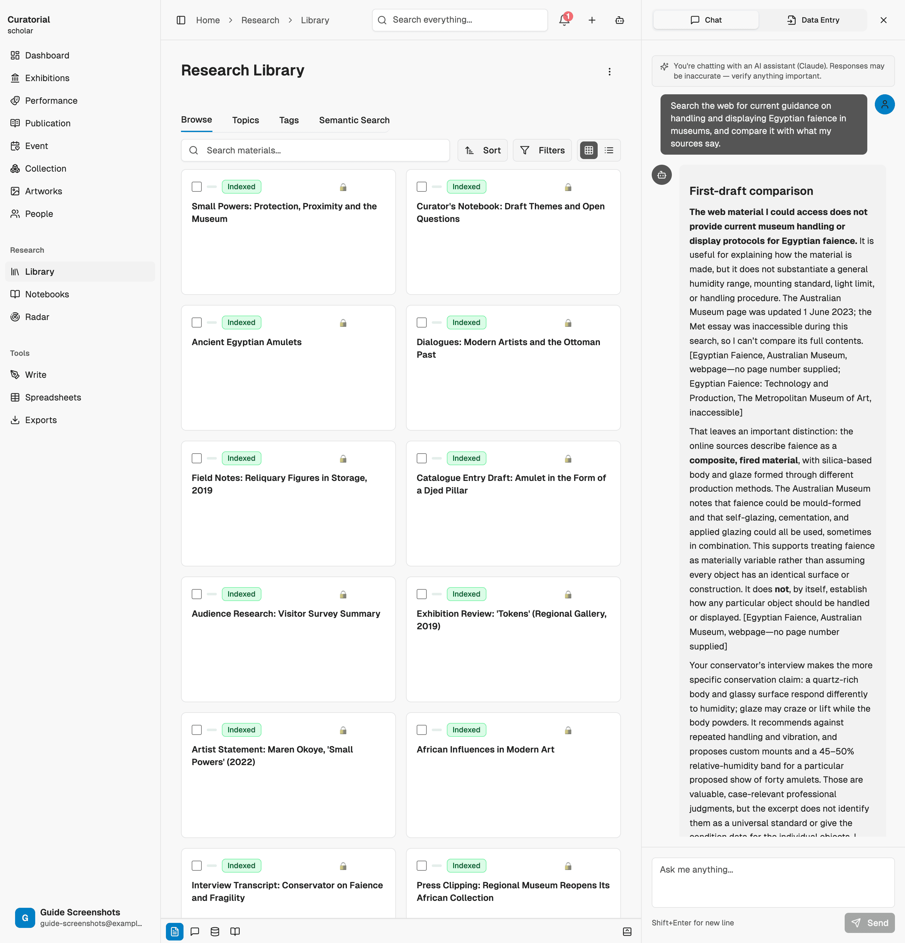 An answer that combines your sources with a web result